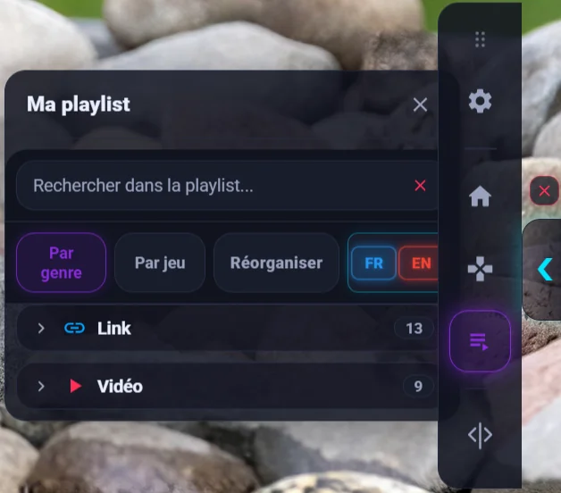 Playlist triée par genre